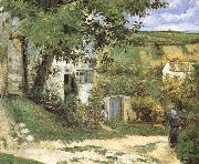 Camille Pissarro Pang Schwarz housing plan oil painting reproduction